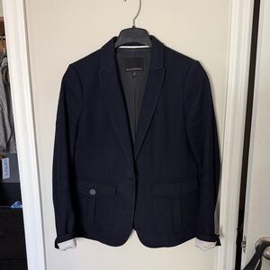 Banana Republic Navy Women's Single-Button Blazer